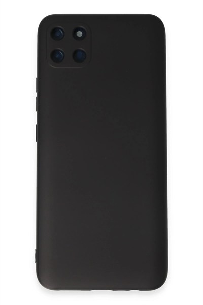 Mey İthalat®  Realme C11 Kılıf Nano içi Kadife Silikon - Siyah