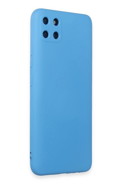 Mey İthalat®  Realme C11 Kılıf Nano içi Kadife Silikon - Mavi