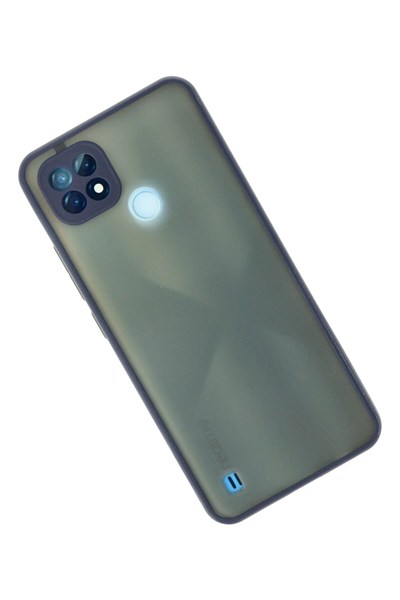 Mey İthalat®  Realme C21 Kılıf Montreal Silikon Kapak - Lacivert