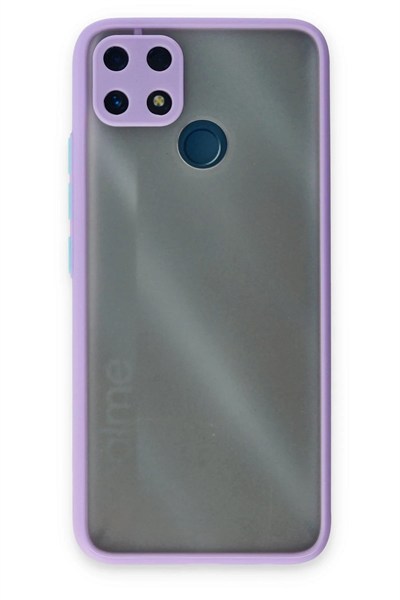 Mey İthalat®  Realme C25 Kılıf Montreal Silikon Kapak - Mor