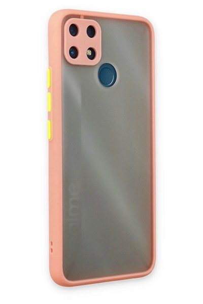 Mey İthalat®  Realme C25 Kılıf Montreal Silikon Kapak - Pembe