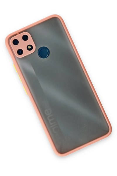 Mey İthalat®  Realme C25 Kılıf Montreal Silikon Kapak - Pembe