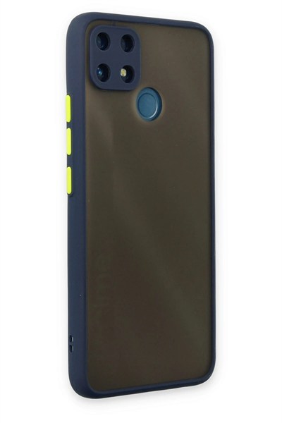 Mey İthalat®  Realme C25 Kılıf Montreal Silikon Kapak - Lacivert