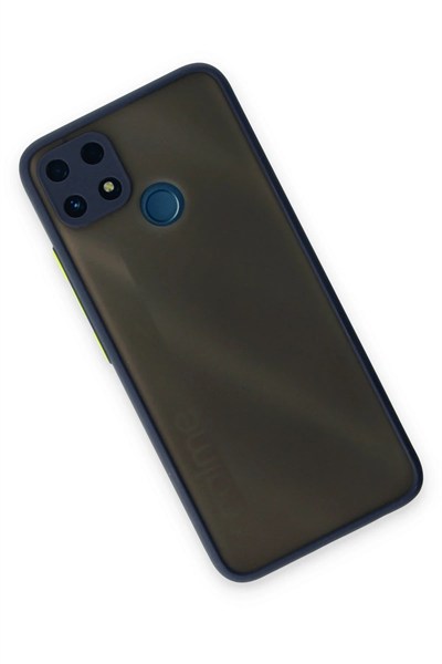 Mey İthalat®  Realme C25 Kılıf Montreal Silikon Kapak - Lacivert