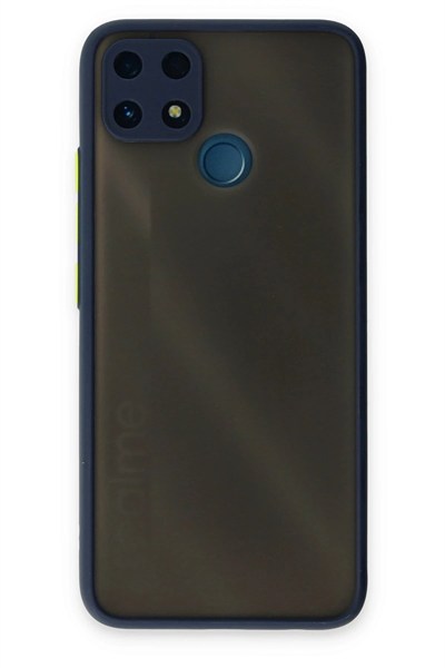 Mey İthalat®  Realme C25 Kılıf Montreal Silikon Kapak - Lacivert
