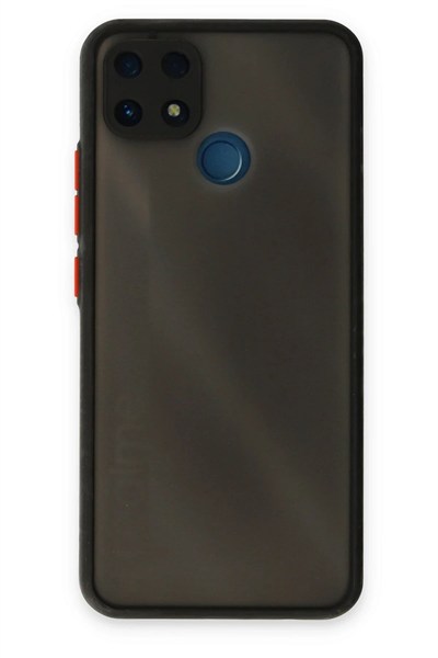 Mey İthalat®  Realme C25 Kılıf Montreal Silikon Kapak - Siyah