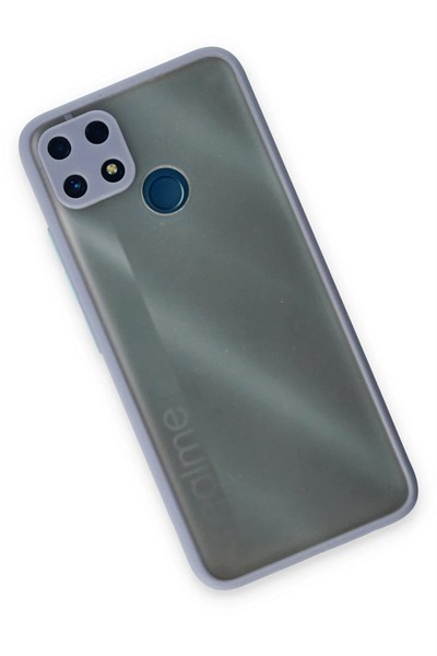 Mey İthalat®  Realme C25 Kılıf Montreal Silikon Kapak - Gri