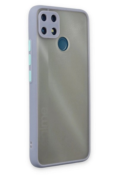 Mey İthalat®  Realme C25 Kılıf Montreal Silikon Kapak - Gri