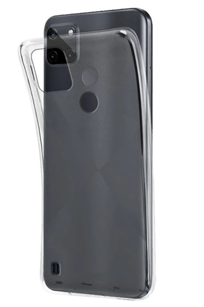 Mey İthalat®  Realme C25Y Kılıf Lüx Şeffaf Silikon