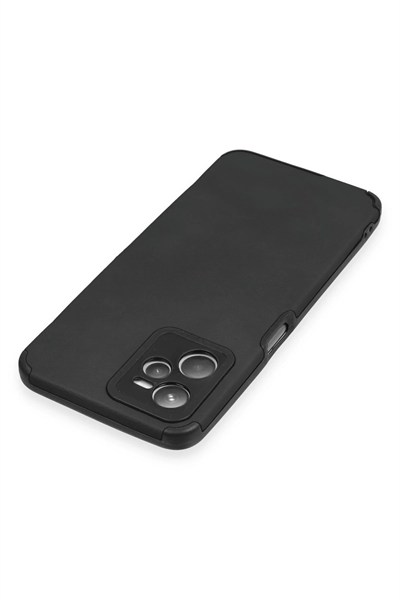 Mey İthalat®  Realme C35 Kılıf Loop Deri Silikon - Siyah