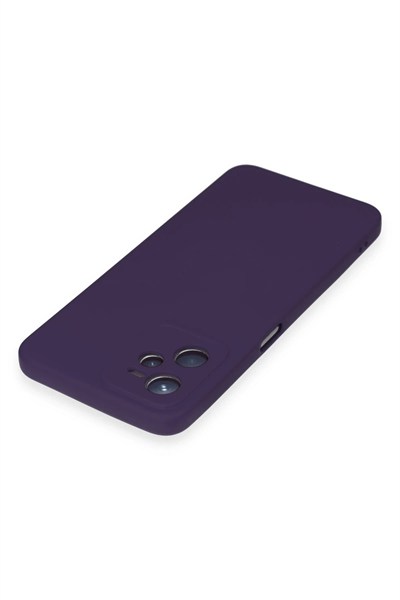 Mey İthalat®  Realme C35 Kılıf Nano içi Kadife Silikon - Mor
