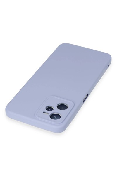 Mey İthalat®  Realme C35 Kılıf Nano içi Kadife Silikon - Lila
