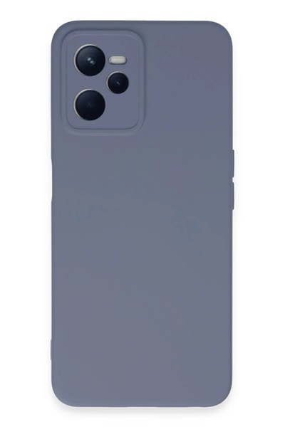 Mey İthalat®  Realme C35 Kılıf Nano içi Kadife Silikon - Gri