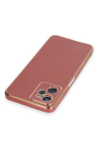 Mey İthalat®  Realme C35 Kılıf Volet Silikon - Kırmızı
