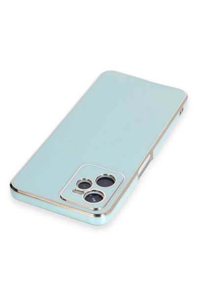 Mey İthalat®  Realme C35 Kılıf Volet Silikon - Açık Yeşil