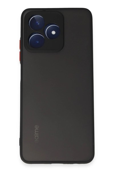 Mey İthalat®  Realme C53 Kılıf Montreal Silikon Kapak - Siyah