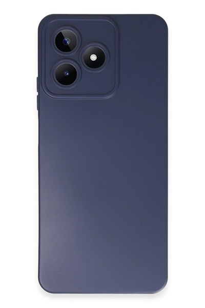 Mey İthalat®  Realme C53 Kılıf Nano içi Kadife Silikon - Lacivert
