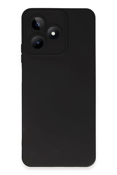 Mey İthalat®  Realme C53 Kılıf Nano içi Kadife Silikon - Siyah