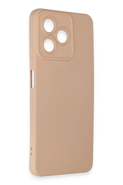 Mey İthalat®  Realme C53 Kılıf Nano içi Kadife Silikon - Pudra