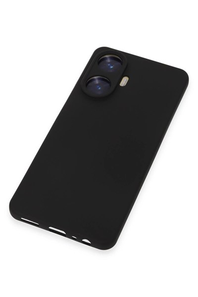 Mey İthalat®  Realme C55 Kılıf Nano içi Kadife Silikon - Siyah