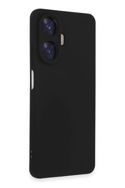 Mey İthalat®  Realme C55 Kılıf Nano içi Kadife Silikon - Siyah