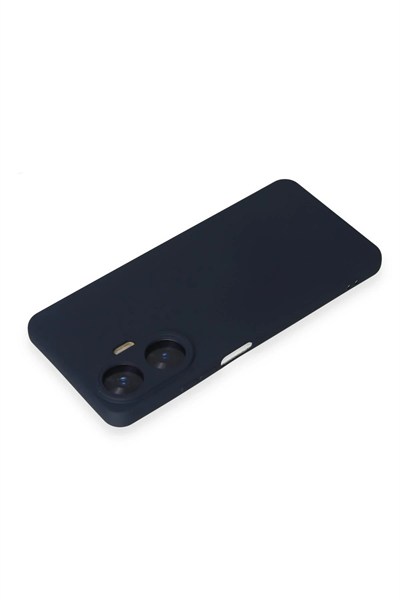 Mey İthalat®  Realme C55 Kılıf Nano içi Kadife Silikon - Lacivert