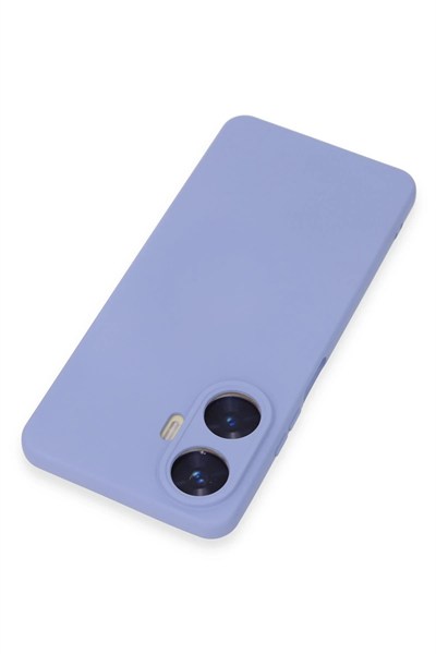 Mey İthalat®  Realme C55 Kılıf Nano içi Kadife Silikon - Lila