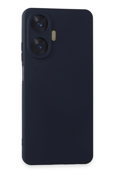 Mey İthalat®  Realme C55 Kılıf Nano içi Kadife Silikon - Lacivert