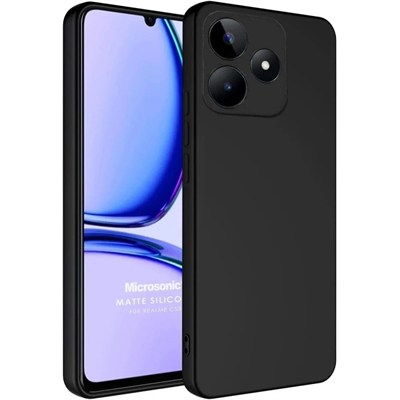 Mey İthalat®  Realme C61 Kılıf First Silikon - Siyah