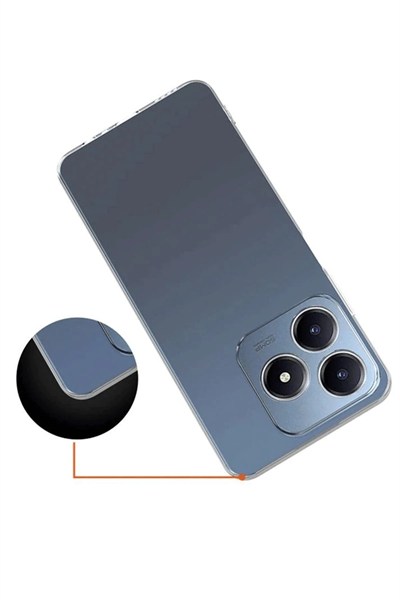 Mey İthalat®  Realme C61 Kılıf Lüx Şeffaf Silikon