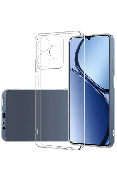 Mey İthalat®  Realme C61 Kılıf Lüx Şeffaf Silikon