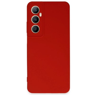 Mey İthalat®  Realme C65 Kılıf First Silikon - Kırmızı