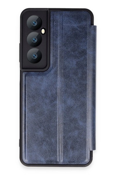 Mey İthalat®  Realme C65 Kılıf Flip Cover - Lacivert