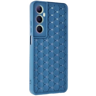 Mey İthalat®  Realme C65 Kılıf Petek Silikon Kapak - Mavi