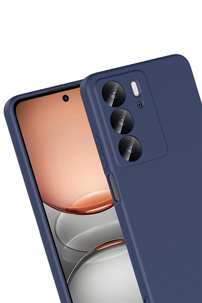 Mey İthalat®  Realme C75 4G First Silikon - Lacivert