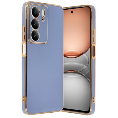 Mey İthalat®  Realme C75 4G Kılıf Volet Silikon - Mavi