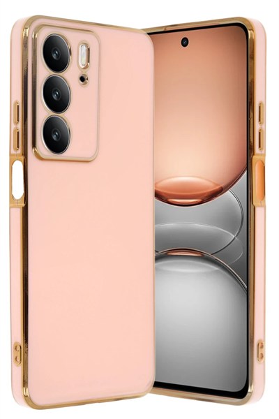 Mey İthalat®  Realme C75 4G Kılıf Volet Silikon - Pembe