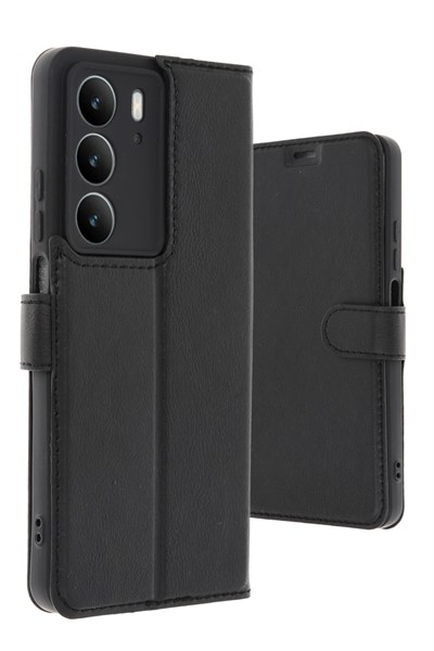 Mey İthalat®  Realme C75 4G Trend S Plus Kapaklı Kılıf - Siyah