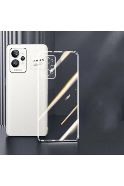 Mey İthalat®  Realme GT2 5G Kılıf Lüx Şeffaf Silikon