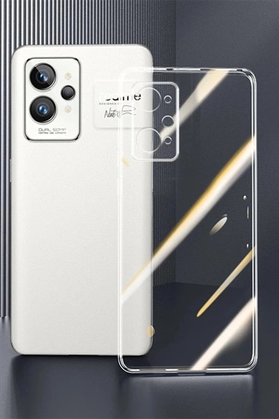 Mey İthalat®  Realme GT2 Pro 5G Kılıf Lüx Şeffaf Silikon