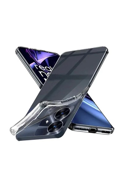 Mey İthalat®  Realme Note 60 Kılıf Lüx Şeffaf Silikon