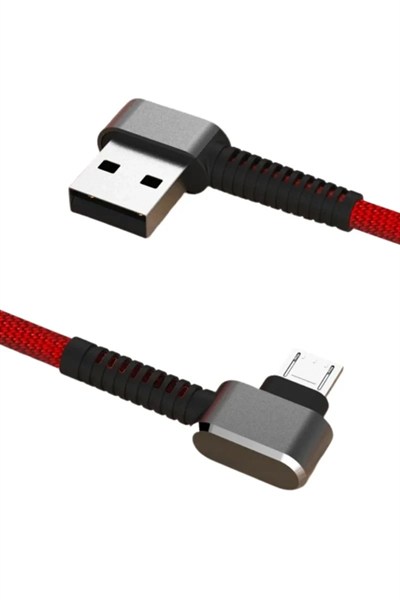 Mey İthalat®  S73 Micro USB Kablo 1M 2.1A - Kırmızı
