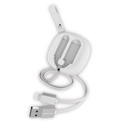 Mey İthalat®  S80 Lightning Kablo iphone Uyumlu 20cm-1M 2A - Beyaz