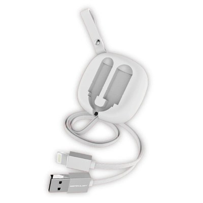 Mey İthalat®  S80 Lightning Kablo iphone Uyumlu 20cm-1M 2A - Beyaz