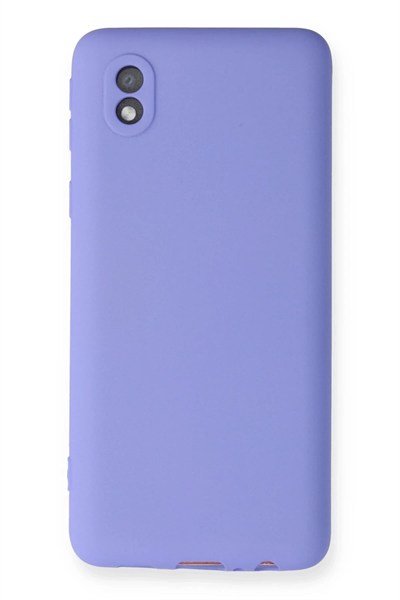 Mey İthalat®  Samsung Galaxy A01 Core Kılıf First Silikon - Lila