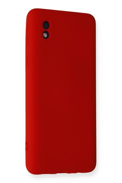 Mey İthalat®  Samsung Galaxy A01 Core Kılıf Nano içi Kadife Silikon - Kırmızı