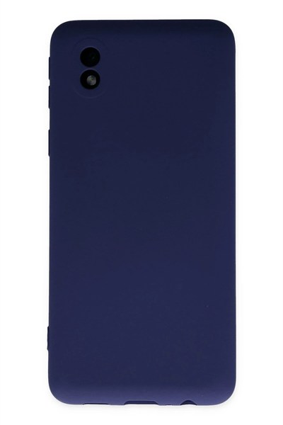 Mey İthalat®  Samsung Galaxy A01 Core Kılıf Nano içi Kadife Silikon - Lacivert