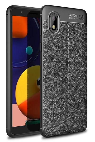 Mey İthalat®  Samsung Galaxy A01 Core Kılıf Auto Focus Kapak - Siyah