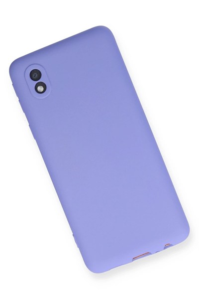 Mey İthalat®  Samsung Galaxy A01 Core Kılıf First Silikon - Lila