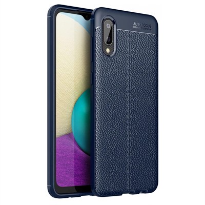 Mey İthalat®  Samsung Galaxy A02 Kılıf Auto Focus Kapak - Lacivert